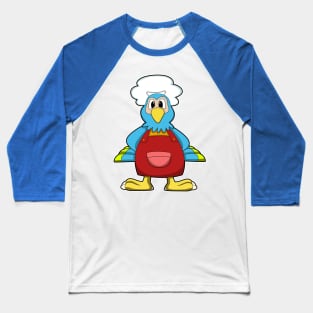 Parrot as Cook with Cooking apron Baseball T-Shirt